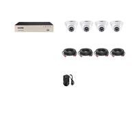 Système de caméra de sécurité, résolution HD 1080P, enregistreur DVR 8 canaux, bleu ciel, Aucun