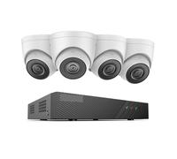 Système de caméra de sécurité Système de sécurité vidéo réseau POE 8CH FHD 5MP H.265 + 6MP NVR avec caméras POE de Surveillance résistantes aux intempéries 5MP(1T,4PCS Cameras)