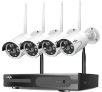 Système de caméra de sécurité WiFi, résolution 3MP/5MP, IP66 étanche, système de protection 3MP, 3T (sport en plein air)
