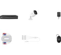 Système de caméra de surveillance, résolution HD 1080P, IP66 rating étanche, 8CH avec 4 pièces de caméra, 4T