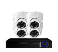 Système de caméra dôme de vidéosurveillance 8 canaux H.265+ 4K 8MP 12V AHD DVR, caméra IP 1080P de sécurité extérieure, système de vidéosurveillance P2P, kit DVR(3T(户外运动),8CH DVR AND 4 CAMERA_EU PLUG)