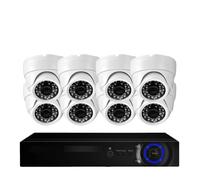 Système de caméra dôme de vidéosurveillance 8 canaux H.265+ 4K 8MP 12V AHD DVR, caméra IP 1080P de sécurité extérieure, système de vidéosurveillance P2P, kit DVR(2T,8CH DVR AND 8 CAMERA_AU PLUG)