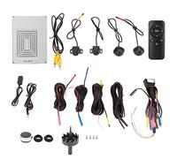 Système de Caméra Universelle à 360 Degrés Ymiko, Vision Nocturne étanche Grand Angle de 170 °, Enregistrement DVR de Voiture, Vue Panoramique, Système de Caméra de Recul pour Toutes les Voitures