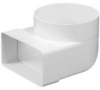 Système de canal plat PVC - Raccord en coude 55/110