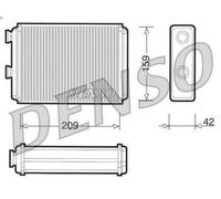 Système de chauffage DENSO DRR09070 pour FIAT PUNTO (188_) 1.3 2003-2012