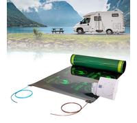 Système de chauffage économique de 0,5 x 3 m pour équiper - Saison de camping avec chauffage électrique au sol de la caravane - Thermostat de contrôle inclus