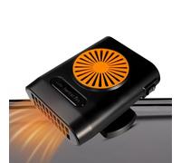 Système De Chauffage Pour Voiture, 12V/24V Dégivreur portable pour voiture à brancher, Désembueur Ventilateur Chauffant Rotation 360 Degrés pour Tableau de Bord Camion Voyage Trajets Quotidiens Condui