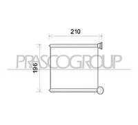 PRASCO AD324H001 Radiateur de chauffage