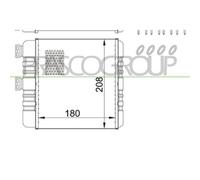 Système De Chauffage Prasco OP017H005 Aq pour Opel Vauxhall
