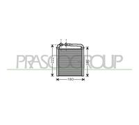 PRASCO VG036H002 Radiateur de chauffage