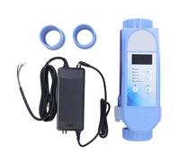 Système de chloration de Piscine Générateur de Chlore de Piscine d'eau salée à Auto-Adaptation Automatique Contrôle Intelligent pour piscines Plaque de Titane ABS 297,5x122x153mm (CE Pro 12)