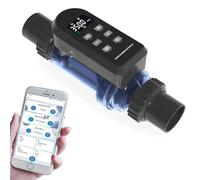 Système de Chloration d'eau Salée, Générateur de Chlore au Sel avec Cellule en Titane, Autonettoyant et Contrôle par APP, pour Piscines Jusqu'à 60000 Gallons, IPX5, pour Piscines Hors Sol,20g/h