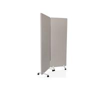 Système de cloisons mobiles acoustiques FLEXMIUT 1 lot de 2 gris