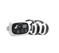 Système de clôture de Chien à Distance sans Fil étanche 1/2/3 Animaux de Compagnie 0-100 Niveau Dispositif de clôture électronique Collier de Dressage de Chien Choc électrique(661C pour 2 Chiens)