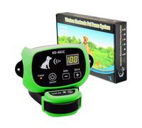 Système de clôture de Chien à Distance sans Fil étanche 1/2/3 Animaux de Compagnie 0-100 Niveau Dispositif de clôture électronique Collier de Dressage de Chien Choc électrique(Vert pour 1 Chien)