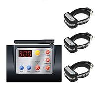 Système de clôture électronique sans Fil pour Chien de Compagnie 2 en 1 et Collier de Dressage pour Chien Bip Choc Vibration Formation et Fonction de clôture(pour 3 Chiens)