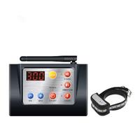 Système de clôture électronique sans Fil pour Chien de Compagnie 2 en 1 et Collier de Dressage pour Chien Bip Choc Vibration Formation et Fonction de clôture Convient pour 1/2/3 Chiens(pour 1 Chien)