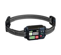 Système de clôture pour chien sans fil avec collier GPS - Frontière circulaire pour un extérieur sûr - Portée jusqu'à 2000 m - Noir - 22 x 10 x 5 cm