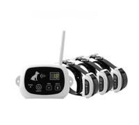 Système de clôture sans Fil étanche jusqu'à 500 m pour Chiens Collier d'entraînement électrique pour Chiens Clôture électronique pour Animaux Émetteur de sécurité pour Animaux(661 pour 3 Chiens)