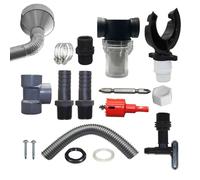 Système de collecte d'eau de pluie, kit de collecte d'eau de pluie | Système d'exploitation d'eau de pluie, déviateur de tuyau de descente, kit complet de raccordement de fût
