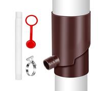 Système de Collecte d'eau de Pluie - résistant aux UV, kit résistant aux intempéries, inverseur Portable | Conteneur de Stockage extérieur, Solution de Recyclage de l'eau Robuste pour Lavage de