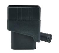 Système de Collecte des Eaux de Pluie Surnommée Filtre de Connecteur de Divertisseur 2x3-in. Installation Blanche et Conviviale, S'adapte à des Descente Standard, avec un Tuyau (WHITE) (BLACK) (GREEN)