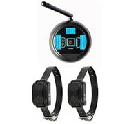 Système de Confinement sans Fil pour Animaux domestiques Clôture électronique Correction Statique par Choc électrique Collier électrique d'entraînement Sécurité extérieure périmétrique(pour 2 Chiens)