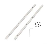 Système de connexion pour rail de scie à rail - Kit de connecteurs d'extension de rail de guidage avec vis de montage - Ensemble d'accessoires pour le travail du bois avec outil d'installation