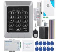 Système de contrôle d’accès à Clavier 125KHz EM, Serrure électrique 12V avec télécommande et digicode - Sécurité renforcée sans Fil pour Porte et Portail extérieur