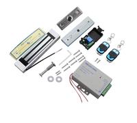 Système de contrôle d'accès de porte DC 12 V 136 kg Serrure de porte magnétique électrique avec émetteur récepteur à distance pour sécurité à domicile