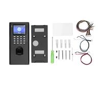 Système de contrôle d'accès de Porte par Empreinte Digitale et Mot de Passe - Contrôleur de présence DC 12 V 1,5 A avec capacité de 1 500 utilisateurs, Stockage de 80 000