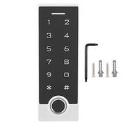 Système de contrôle d'accès IP68 étanche avec lecteur d'empreintes, clavier rétroéclairé et lecteur de carte ID - Compatible Wiegand 2634 pour bureau, villa ou établissement