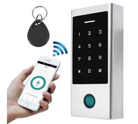 Système de contrôle d'accès par Serrure Biometrique, Empreinte Digitale, Code, RFID ou WiFi | Couleur : passerelle WLAN