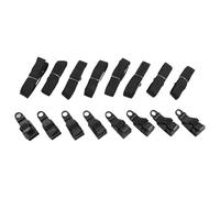 Système de courroie de protection solaire pour piscine, sangle en nylon robuste avec poignée dentelée et clips de montage autocollants, compatible avec tous les types de rouleaux pour couvertures