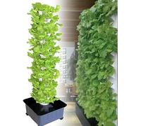 Système de Culture hydroponique 15 Couches 45 Trous, Plantation de Tour Verticale de Jardin, Ensemble de Tour hydroponique système de Plantation hydroponique, système de Plantation Verticale