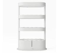 Système de culture hydroponique 48/64 trous, kit de jardin aéroponique à 3 niveaux avec lampe de culture LED et télécommande, pot d'intérieur sans terre pour herbes et légumes, design compact et peu