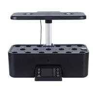 Système De Culture Hydroponique avec 17 Capsules, Jardin D'herbes D'intérieur avec éclairage LED à Spectre Complet, Réservoir De 10l, Minuterie Automatique Et Kit De Hauteur Réglable