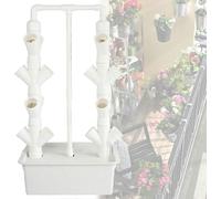 Système de Culture hydroponique avec Pompe et réservoir d'eau Mobile, 16/32 Trous pour équipement de Plantation hydroponique pour Herbes, Fruits et légumes, 16 Trous ~/