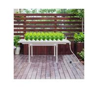 Système de culture hydroponique en PVC-U - 36 endroits de plantation - Système d'irrigation hydroponique avec pompe à eau - Kit de croissance des plantes sans terre - Pour herbes, légumes, fruits sur