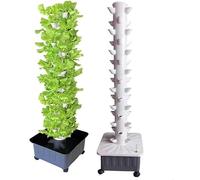 Système de Culture hydroponique, kit de Culture hydroponique pour Jardin intérieur, système de Culture de Tour hydroponique, 15 Couches de 45 Plantes, Tour hydroponique Verticale, écosystème