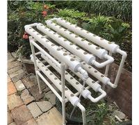 Système de Culture hydroponique, kit de Culture sur site hydroponique, 2 Couches, 72 emplacements et ruisseaux Profonds, Jardins Aquatiques avec Pompe, kit de clonage pour système hydroponiq