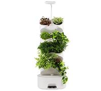 Système de Culture hydroponique, kit de Jardin d'herbes aromatiques d'intérieur à 8 Capsules avec Lampe de Culture et écran Tactile, Pots de pépinière pour bonsaïs à 4 étages, pour Herbes, f