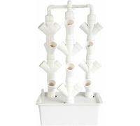 Système de Culture hydroponique, kit de Tour Verticale d'intérieur 16/24/32 Trous avec Pompe et réservoir d'eau Mobile pour Amateurs de Culture, 32 Trous