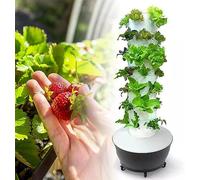 Système de Culture hydroponique Kits de Culture hydroponique Tour de Culture hydroponique d'intérieur ｜ Système de Culture hydroponique de Jardin à 6 étages et 36 gousses avec Pompe ｜ Kit de