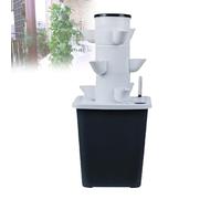 Système de culture hydroponique - Matériau PP de sécurité alimentaire, circulation d'eau automatique - Rendement 30 % supérieur, gain de place de 0,2 m² - Cultivez des légumes verts toute l'année, auc