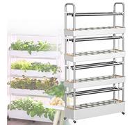 Système de Culture hydroponique pour Jardin intérieur, Ensemble de Tours hydroponiques à 3 Niveaux, jardinière hydroponique, Culture hydroponique Verticale pour Plantes, Convient pour la pla