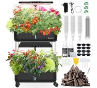 Système de culture hydroponique pour jardin intérieur - Kit de 44 capsules d'herbes aromatiques DRYADES avec lampe de croissance à DEL pour cultiver n'importe quoi - Kit de germination (sans graines