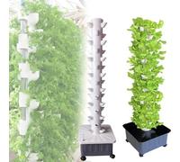 Système de Culture hydroponique, système de Culture d'intérieur, Kits de Culture hydroponique, Tour de Culture Verticale, pour Jardin d'herbes fraîches, Fruits, Tour de Plantes, légumes