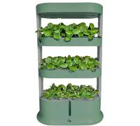 Système de Culture hydroponique Système de Culture hydroponique de Jardin Tour hydroponique 48 gousses, kit de Germination des Plantes Kit de Culture aéroponique avec lumière de Culture LED