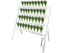 Système de Culture hydroponique, système hydroponique Kit de Croissance hydroponiquetuyau en PVC Peut Faire Pousser des légumes Fleurs Fruits